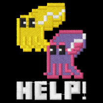 'Help' Save the Cuttlefish Cute Pixel Art Hoodie embroidered shirts