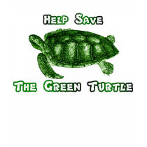 Help save the green turtle tshirts