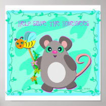 Help Save the Honeybees Mouse Poster