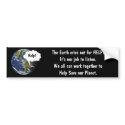 HELP! Save the World bumper stickers