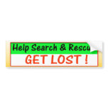 Help Search And Rescue Bumper Sticker