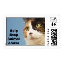 Help Stop Animal Abuse Postage