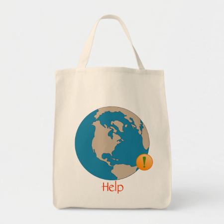 Help the Earth Tote Bag