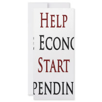 Help The Economy Start Spending rack cards