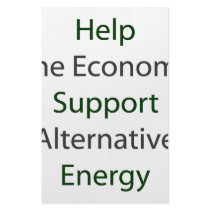 Help The Economy Support Alternative Energy Stationery