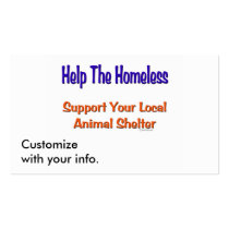 Help The Homeless business cards by DRCrafts Help The Homeless business cards