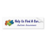 Help Us Find A Cure - Autism Awareness Bumper Stickers