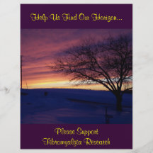 Help Us Find Our Horizon..., Fibromyalgia...Flyer