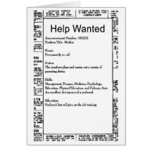 Help Wanted:  Mother Cards