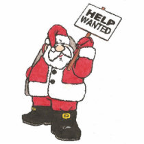 help wanted Santa photo sculptures
