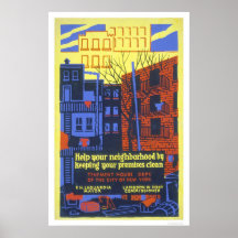 Help Your Neighborhood 1936 WPA Poster