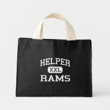 Helper - Rams - Junior High School - Helper Utah Tote Bag