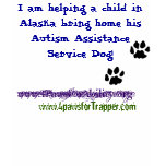 Helping a child in AK get his Autism Service Dog! Tshirt