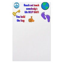 Helping HAITI_ Customized Stationery