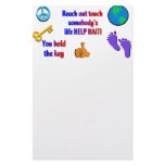 Helping HAITI_ Customized Stationery