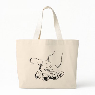 Helping Hand Canvas Bags by prawny