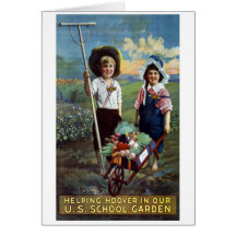 Helping Hoover in our U.S. School Garden Cards