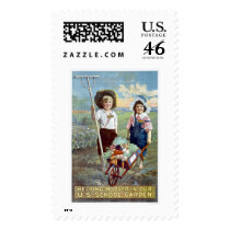 Helping Hoover in our U.S. School Garden Stamps