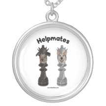 Helpmates Chess Dogs Pendant