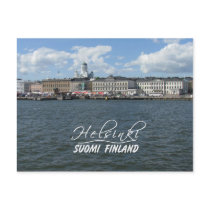 Helsinki Harbor postcard, customize