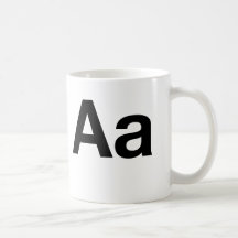 Helvetica Aa Mug
