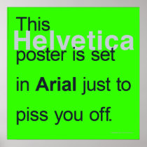 Helvetica Arial 2 posters