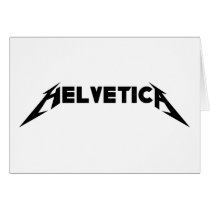 Helvetica cards