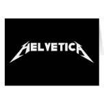Helvetica cards