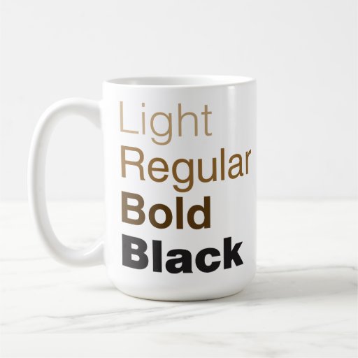 Helvetica Family Coffee Mug