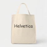 Helvetica in Comic Sans shopping bag