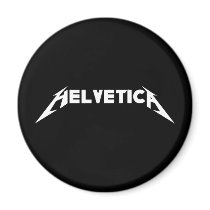 Helvetica magnets