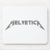 Helvetica Mouse Mat