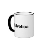 Helvetica Coffee Mug