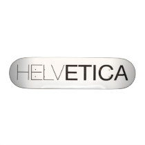 Helvetica Custom Skate Board