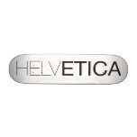Helvetica Custom Skate Board