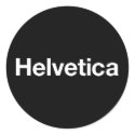 Helvetica stickers