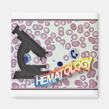 HEMATOLOGY - Medical Technology - Laboratory Fridge Magnet