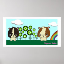 Hemi & Annabelle framed print fromHagorama Studios