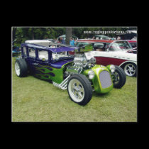 Hemi Hot Rod Postcard by Royboyproductions Hemi Hot Rod Postcard