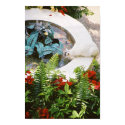 Hemingway cat 1 Fountain Drinking - Poster & Print