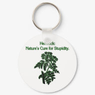Hemlock: Cure For Stupidity keychain