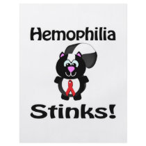 Hemophilia Stinks Skunk Awareness Design Full Color Flyer