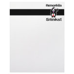 Hemophilia Stinks Skunk Awareness Design Letterhead