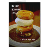 Hemorrhoid Surgery Get Well Poem Cards