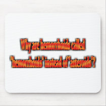 Hemorrhoids or Asteroids? Mouse Pad
