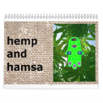 Hemp and Hamsa Calender Calendar
