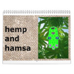 Hemp and Hamsa Calender calendars