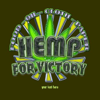 Hemp for Victory Template Sticker sticker