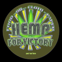 Hemp for Victory Template Sticker
