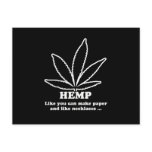 HEMP - LIKE YOU CAN MAKE PAPER AND LIKE NECKLACES POST CARDS